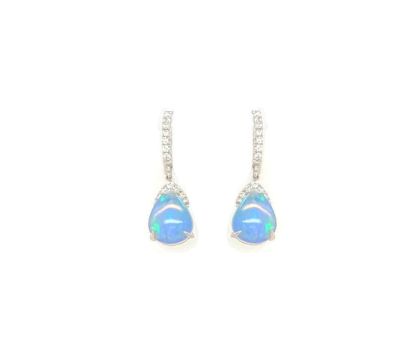 Hadar NEW deals Long Sterling Silver Opal Earrings (H 242)