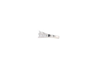 0.87TW Baguette & Round Diamond Band