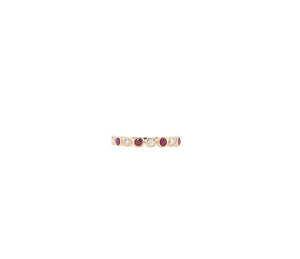 0.52TW Ruby & Diamond Ring