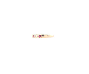 0.52TW Ruby & Diamond Ring