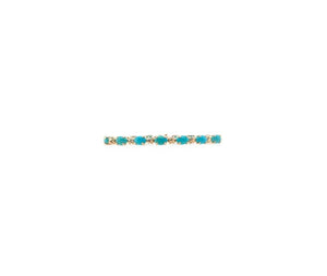 Turquoise Cabochon Bracelet, Gently Worn