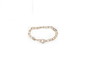 0.41TW Diamond Paperclip Link Bracelet